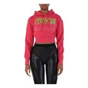 Sweatshirts & Hoodies Versace Jeans Couture , Pink , Dames