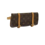 Pre-owned Canvas louis-vuitton-bags Louis Vuitton Vintage , Brown , Da...