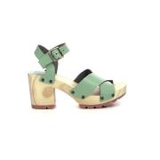 Comfort Leren Sandalen Kick Wise Kickers , Green , Dames