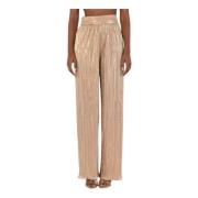 Wide Trousers Actualee , Yellow , Dames