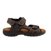 Flat Sandals Rohde , Brown , Heren