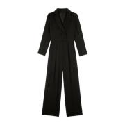 Elegant V-Neck Jumpsuit Ba&Sh , Black , Dames