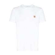 T-Shirts Maison Kitsuné , White , Heren