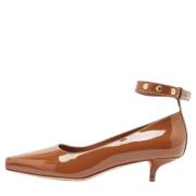 Pre-owned Leather heels Burberry Vintage , Brown , Dames