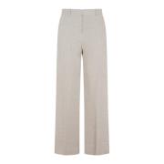 Suit Trousers TotêMe , Beige , Dames