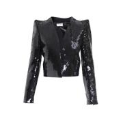 Pre-owned Fabric outerwear Yves Saint Laurent Vintage , Black , Dames