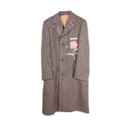 Pre-owned Wool outerwear Gucci Vintage , Brown , Heren
