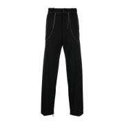 Zwart Wit Pant 1001 Off White , Black , Heren