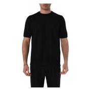 Linnen T-shirt met Regular Fit Costumein , Black , Heren