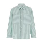 Blauwe Overshirt Jas Maison Kitsuné , Multicolor , Heren