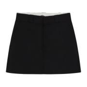 Short Skirts Dickies , Black , Dames
