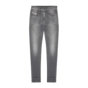 Slim-fit Grijze Jeans Diesel , Gray , Heren