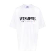 T-Shirts Vetements , White , Heren