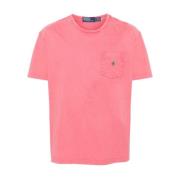 T-Shirts Polo Ralph Lauren , Pink , Heren