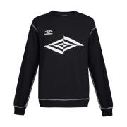 Katoenen Lifestyle Sweatshirt Umbro , Black , Heren