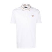 Polo Shirts Versace , White , Heren