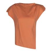 Peach Sebani Tee Shirt Isabel Marant , Orange , Dames