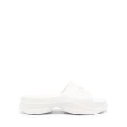 Witte Casual Mules Pool Slide Ganni , White , Dames