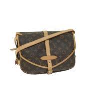 Pre-owned Canvas louis-vuitton-bags Louis Vuitton Vintage , Brown , Da...