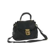 Pre-owned Leather shoulder-bags Chloé Pre-owned , Black , Dames