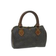 Pre-owned Canvas handbags Louis Vuitton Vintage , Brown , Dames