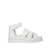 Flat Sandals Dr. Martens , White , Dames