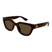 Gg1578S 002 Sunglasses Gucci , Brown , Dames