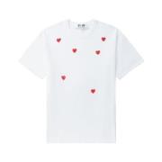 T-Shirts Comme des Garçons Play , White , Heren