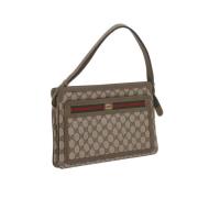 Pre-owned Canvas gucci-bags Gucci Vintage , Beige , Dames