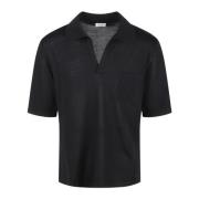 Polo Shirts Saint Laurent , Black , Heren
