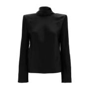 Long Sleeve Tops Saint Laurent , Black , Dames