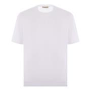 Witte Katoenen T-shirt en Polo Filippo De Laurentiis , White , Heren