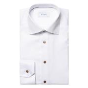 Contemporary Fit Wit Overhemd Eton , White , Heren