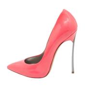 Pre-owned Leather heels Casadei Pre-owned , Pink , Dames