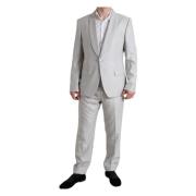 Single Breasted Suits Dolce & Gabbana , Gray , Heren