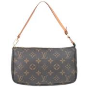 Pre-owned Canvas clutches Louis Vuitton Vintage , Brown , Dames