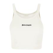 Sleeveless Tops Palm Angels , White , Dames