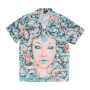 Medusa Bowling Shirt Acquamarine Dolly Noire , Multicolor , Heren