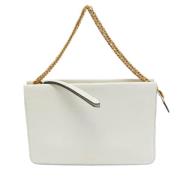 Pre-owned Leather crossbody-bags Givenchy Pre-owned , White , Dames
