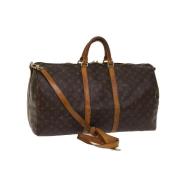 Pre-owned Canvas louis-vuitton-bags Louis Vuitton Vintage , Brown , Da...