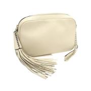 Pre-owned Leather shoulder-bags Jimmy Choo Pre-owned , Beige , Dames