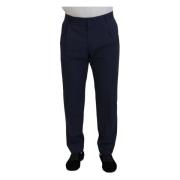 Suit Trousers Dolce & Gabbana , Blue , Heren