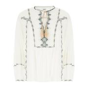 Stijlvolle TOP voor Trendsetters Isabel Marant Étoile , Multicolor , D...