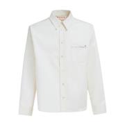 Witte Overhemden voor Mannen Marni , White , Heren