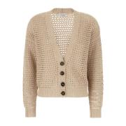 Stijlvolle Breigoed Collectie Brunello Cucinelli , Brown , Dames