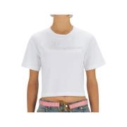 Stijlvolle T-shirts en Polos Blumarine , White , Dames