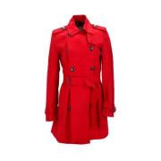 Pre-owned Cotton outerwear Tommy Hilfiger Pre-owned , Red , Dames