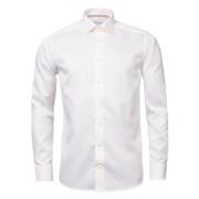 Signature Twill Overhemd Eton , White , Heren