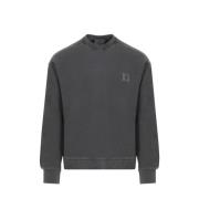 Houtskool Nelson Sweatshirt Carhartt Wip , Gray , Heren