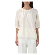 Broderie Anglaise Blouse Woolrich , Beige , Dames